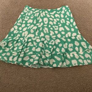 Animal Print Mini Skirt